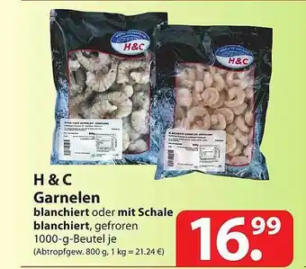 Famila Nord Ost H&c Garnelen Blanchiert Oder Mit Schale Blanchiert Angebot