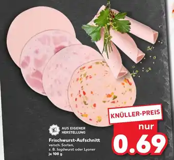 Kaufland Frischwurst Aufschnitt 100 g Angebot