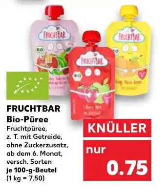 Kaufland Frunchbar Bio-Püree 100 g Beutel Angebot