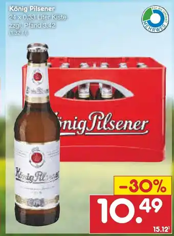 Netto Marken-Discount Konig Pilsener 24*330ml Angebot