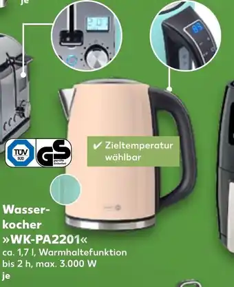 Kaufland Wasser-Kocher »WK-PA2201« Angebot