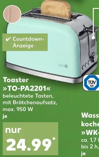 Kaufland Toaster »TO-PA2201« Angebot