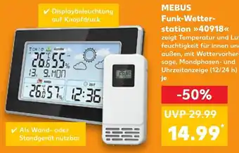 Kaufland Mebus Funk-Wetter-Station »40918« Angebot