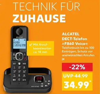 Kaufland Alcatel DECT-Telefon »F860 Voice« Angebot