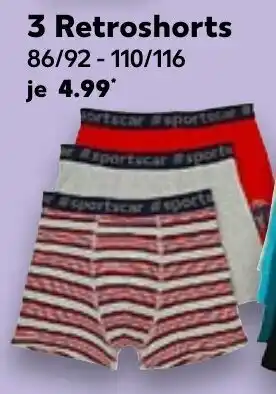 Kaufland 3 Retroshorts Angebot