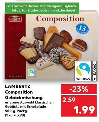 Kaufland Lambertz Composition Gebäckmischung 500-g-Packg. Angebot