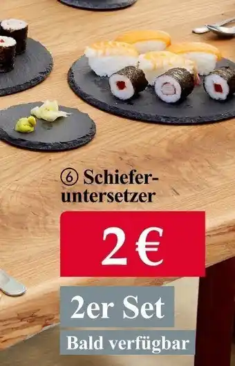 Woolworth Schieferuntersetzer Angebot