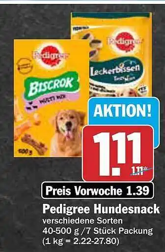 AEZ Pedigree Hundesnack Angebot