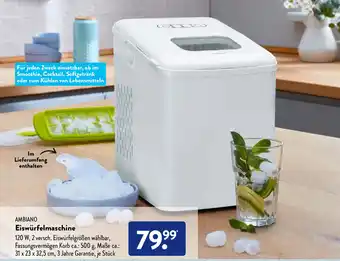 Aldi Süd Ambiano Eiswürfelmaschine Angebot