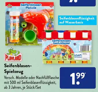 Aldi Süd Playland Seifenblasen Spielzeug Angebot