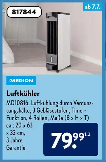 Aldi Süd Medio Luftkühler Angebot