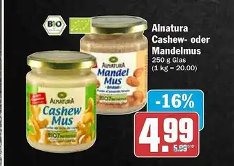 AEZ Alnatura Cashew- Oder Mandelmus Angebot