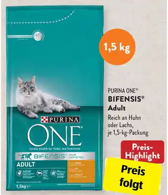 Aldi Süd Purina One Bifensis Adult 1,5 kg Packung Angebot