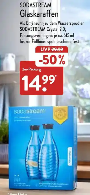 Aldi Nord SodaStream Glaskaraffen 2er Packung Angebot