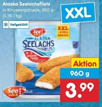 Netto Marken-Discount Alaska-Seelachsfilets 960g Angebot