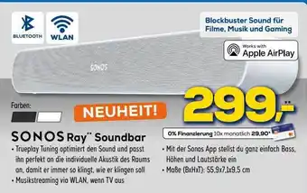 Euronics XXL Sonosray Soundbar Angebot