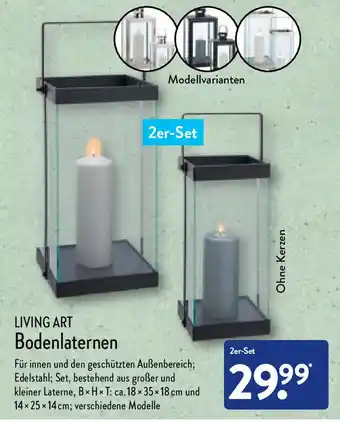 Aldi Nord Living Art Bodenlaternen Angebot