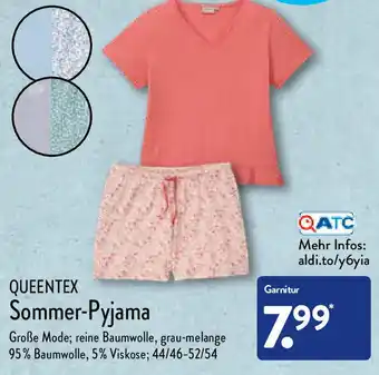 Aldi Nord Queentex Sommer Pyjama Angebot