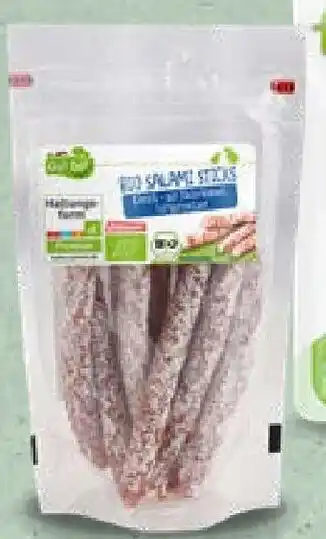 Aldi Nord Gut Bio Salami Sticks 70 g Packung Angebot