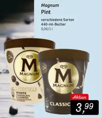 KONSUM Magnum Pint 440 ml Becher Angebot