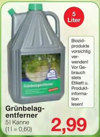 Jawoll Grünbelagentferner Angebot