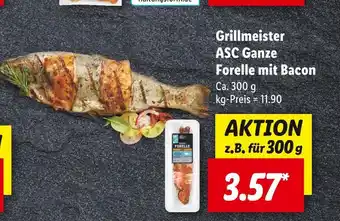 Lidl Grillmeister asc ganze forelle mit bacon Angebot