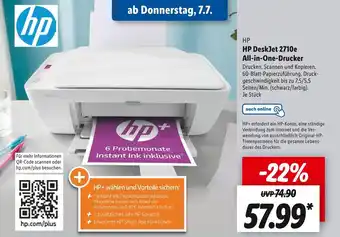 Lidl Hp hp deskjet 2710e all in one drucker Angebot