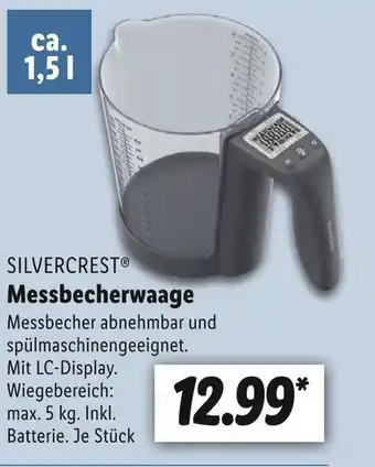 Lidl Silvercrest messbecherwaage Angebot