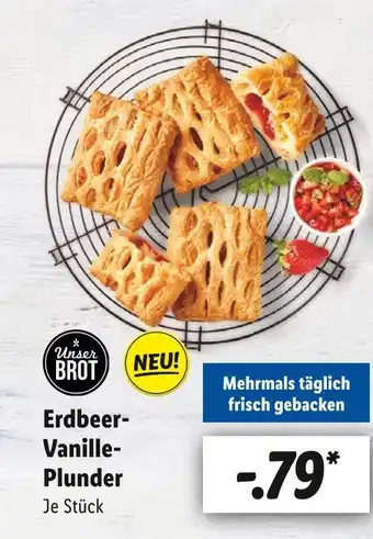 Lidl Erdbeer-vanille-plunder Angebot