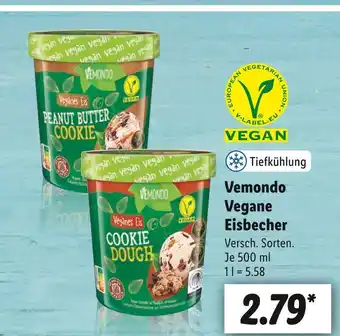 Lidl Vemondo vegane eisbecher Angebot