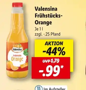 Lidl Valensina frühstücks-orange Angebot