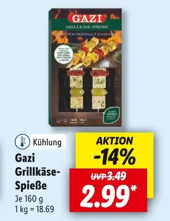 Lidl Gazi grillkäse-spieße Angebot