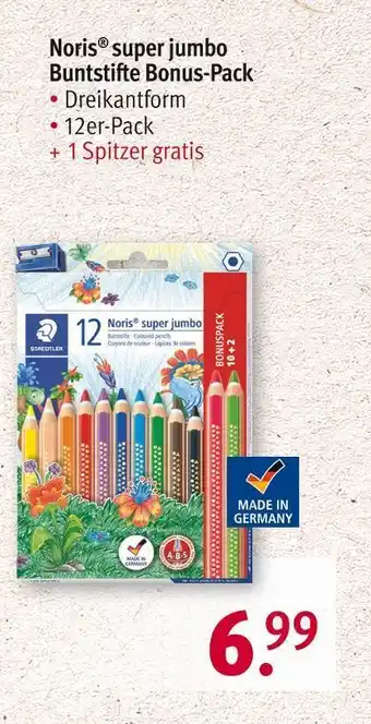 Rossmann Staedtler noris super jumbo buntstifte bonus-pack Angebot