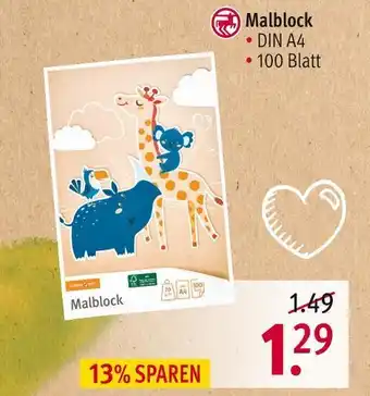 Rossmann Malblock Angebot