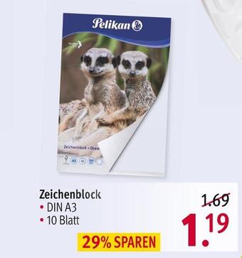 Rossmann Pelikan zeichenblock Angebot