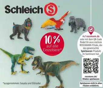 Rossmann Schleich 10% rabatt Angebot