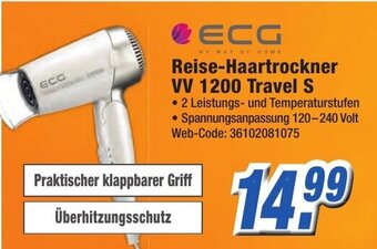 K+B Expert ECG Reise- Haartrockner VV 1200 Travel S Angebot