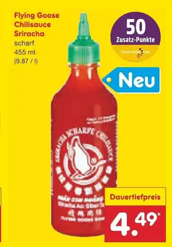 Netto Marken-Discount Flying Goose Chilisauce Sriracha 455ml Angebot