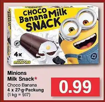 Famila Nord West Minions Milk Snack Angebot