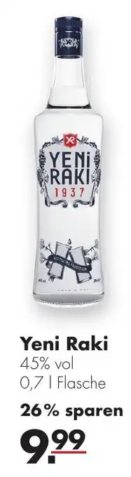 Handelshof Yeni Raki 0,7 l Flasche Angebot