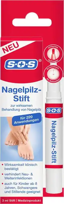 dm drogerie Sos nagelpilz entferner stift Angebot