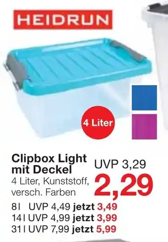 Jawoll Heidrun Clipbox Light mit Deckel Angebot