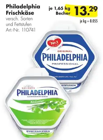 Handelshof Philadelphia Frischkäse 1,65 kg Becher Angebot