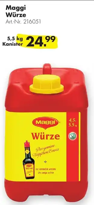 Handelshof Maggi Würze 5,5 kg Kanister Angebot