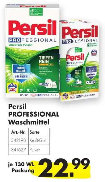 Handelshof Persil Professional Waschmittel 130 WL Packung Angebot