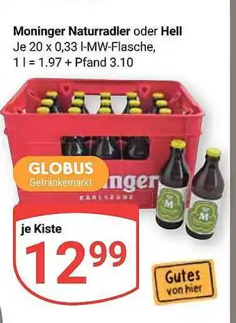 Globus Moninger Naturradler Oder Hell Angebot