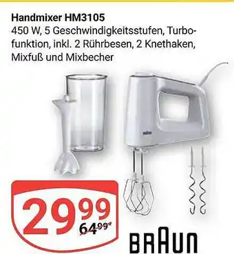 Globus Braun Handmixer Hm3105 Angebot