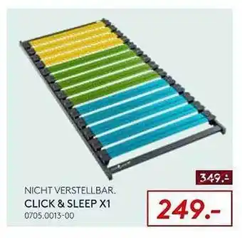 Möbel Rieger Nicht Verstellbar Click & Sleep X1 Angebot