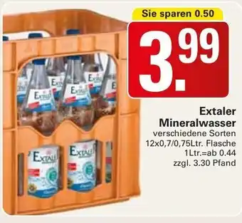 WEZ Extaler Mineralwasser 12x0,7/0,75Ltr. Flasche Angebot