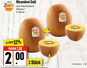 Edeka Zespri Riesenkiwi Gold 2 Sück Angebot